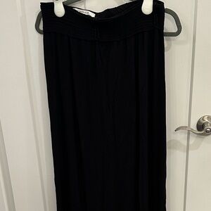 Max Studio Black Maxi a-line Skirt